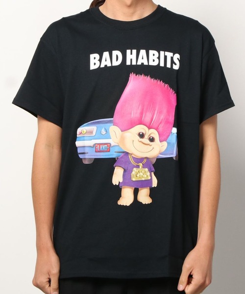 LAND by MILKBOY（ランドバイミルクボーイ）の「TROLLSxLAND BAD HABITS TEE（Tシャツ/カットソー・レディース・A/B・XXL/L）」の13枚目の写真