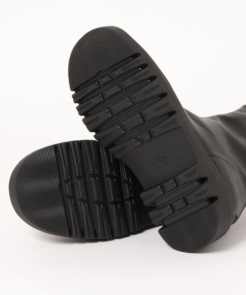 NOFALL(ノーフォール)の「バックファスナーストレッチショートブーツトラックソール(ブーツ・レディース・ブラック・LL/3L/S/M/L)」の3枚目の写真