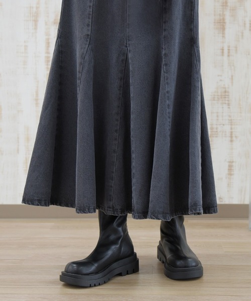 NOFALL(ノーフォール)の「バックファスナーストレッチショートブーツトラックソール(ブーツ・レディース・ブラック・LL/3L/S/M/L)」の21枚目の写真