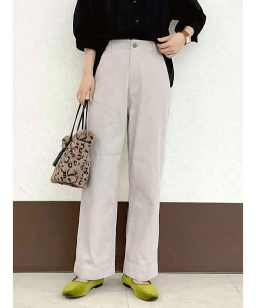 Lugnoncure（ルノンキュール）の「リカバーデニムパンツ（デニムパンツ・レディース・ブルー/ネイビー/ベージュ・MEDIUM/LARGE）」の2枚目の写真