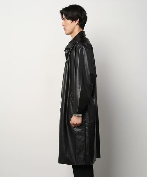 Naive magic（ナイーブマジック）の「【a】テックレザーステンカラー