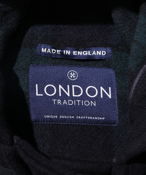 LONDON TRADITION（ロンドントラディション）の「LONDON TRADITION/ロンドン トラディション Martin Slim Long Men's Duffle ダッフルコート ウールメルトン（ダッフルコート・メンズ・レッド/ネイビー/ブルー/ブラック/チャコールグレー/キャメル・38/40/42）」の13枚目の写真