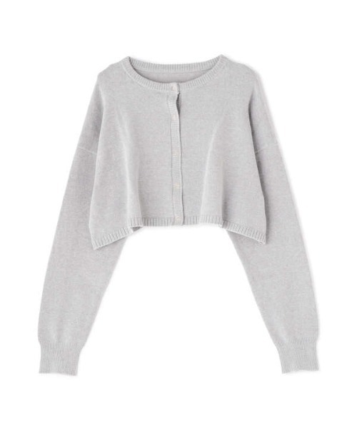 N.（N. Natural Beauty Basic）（エヌエヌナチュラルビューティーベーシック）の「◆クロップドカーディガン（カーディガン/ボレロ・レディース・杢グレー/ネイビー/ピンク・MEDIUM）」の13枚目の写真