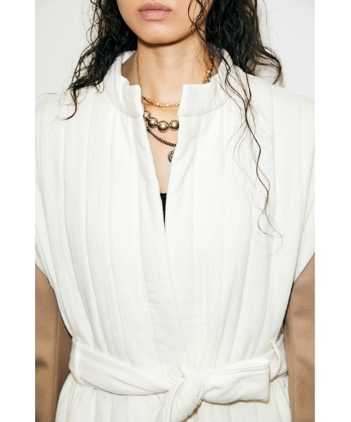 MOUSSY（マウジー）の「QUILTING ベスト（その他アウター・レディース・アイボリー/ライトカーキ・FREE）」の14枚目の写真