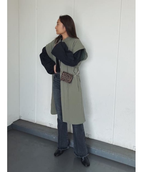 MOUSSY（マウジー）の「QUILTING ベスト（その他アウター・レディース・アイボリー/ライトカーキ・FREE）」の20枚目の写真