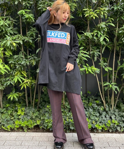 MILKFED.(ミルクフェド)の「PLAID PANTS(その他パンツ・レディース・ブラウン/グレー・S/M)」の6枚目の写真