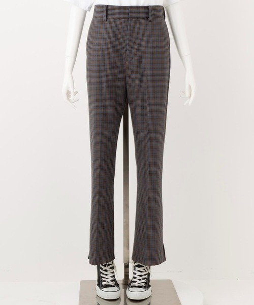 MILKFED.(ミルクフェド)の「PLAID PANTS(その他パンツ・レディース・ブラウン/グレー・S/M)」の9枚目の写真