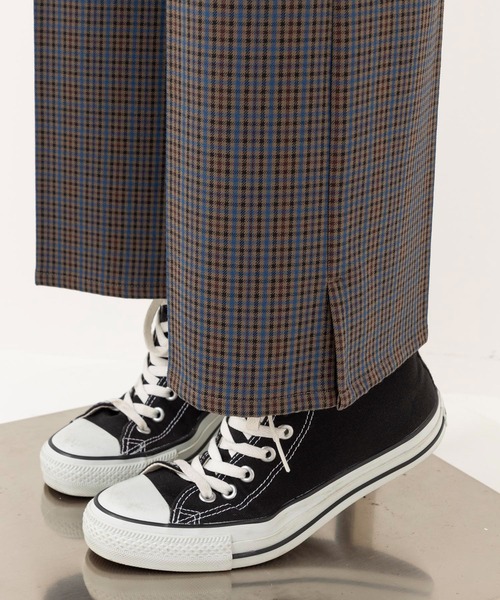 MILKFED.(ミルクフェド)の「PLAID PANTS(その他パンツ・レディース・ブラウン/グレー・S/M)」の7枚目の写真