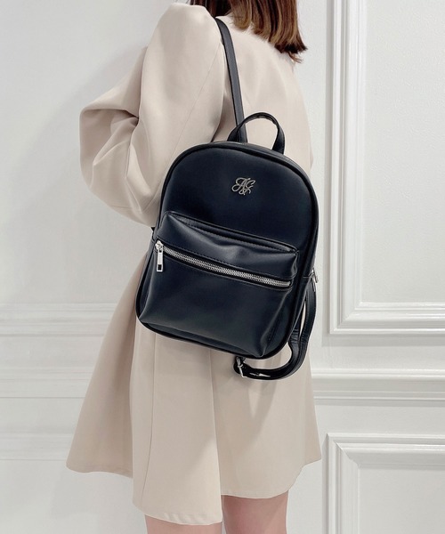 ANDGEEBEE（アンジービー）の「フェイクレザー リュック（バックパック/リュック・レディース・ブラック・FREE）」の5枚目の写真