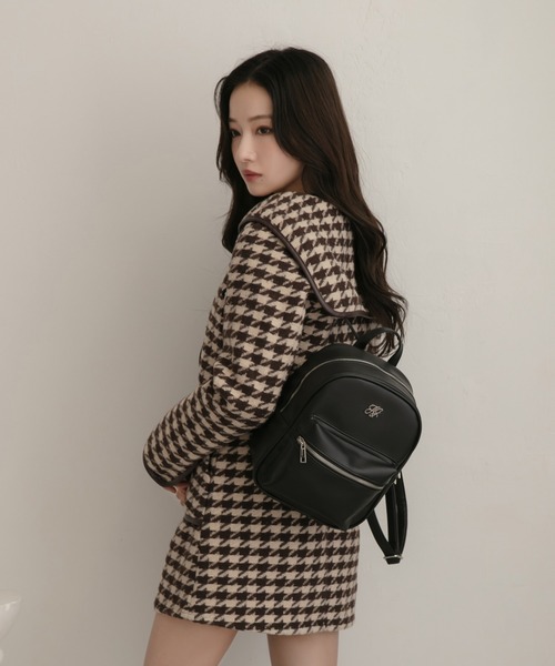 ANDGEEBEE（アンジービー）の「フェイクレザー リュック（バックパック/リュック・レディース・ブラック・FREE）」の7枚目の写真