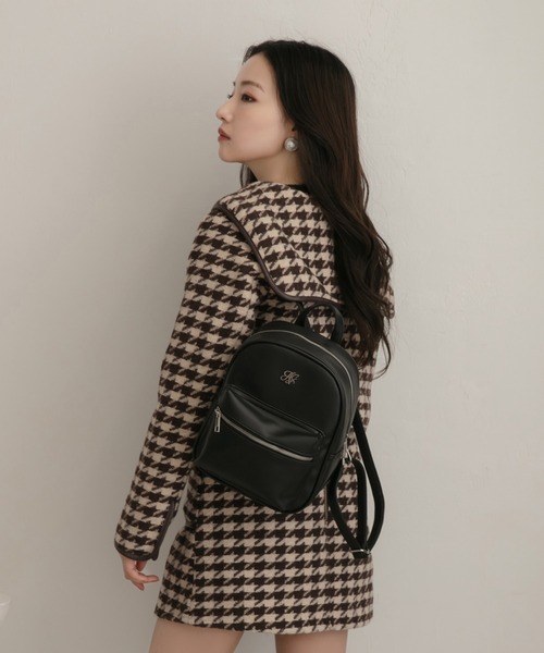 ANDGEEBEE（アンジービー）の「フェイクレザー リュック（バックパック/リュック・レディース・ブラック・FREE）」の8枚目の写真