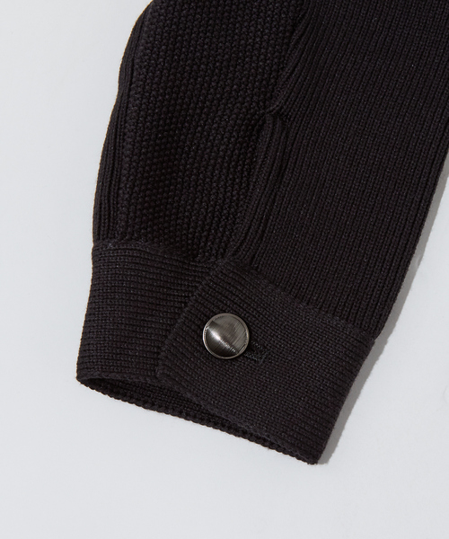 デニムコンビ ニット ブルゾン（ブルゾン）｜DESIGNWORKS（デザイン