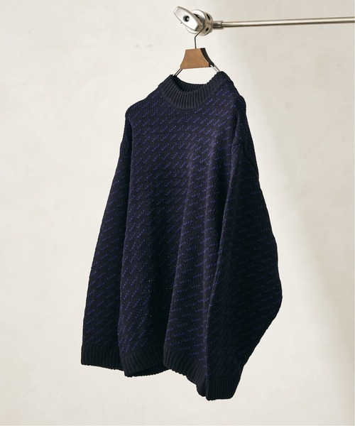 JOURNAL STANDARD relume(ジャーナルスタンダード レリューム)の「BIG BIRDS EYE ウォッシャブルニット/ユニセックス 2(ニット/セーター・メンズ・グレー/ブラウン/ナチュラル/カーキ/ネイビー・MEDIUM/LARGE)」の21枚目の写真