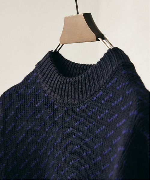 JOURNAL STANDARD relume(ジャーナルスタンダード レリューム)の「BIG BIRDS EYE ウォッシャブルニット/ユニセックス 2(ニット/セーター・メンズ・グレー/ブラウン/ナチュラル/カーキ/ネイビー・MEDIUM/LARGE)」の22枚目の写真