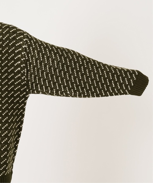 JOURNAL STANDARD relume(ジャーナルスタンダード レリューム)の「BIG BIRDS EYE ウォッシャブルニット/ユニセックス 2(ニット/セーター・メンズ・グレー/ブラウン/ナチュラル/カーキ/ネイビー・MEDIUM/LARGE)」の12枚目の写真