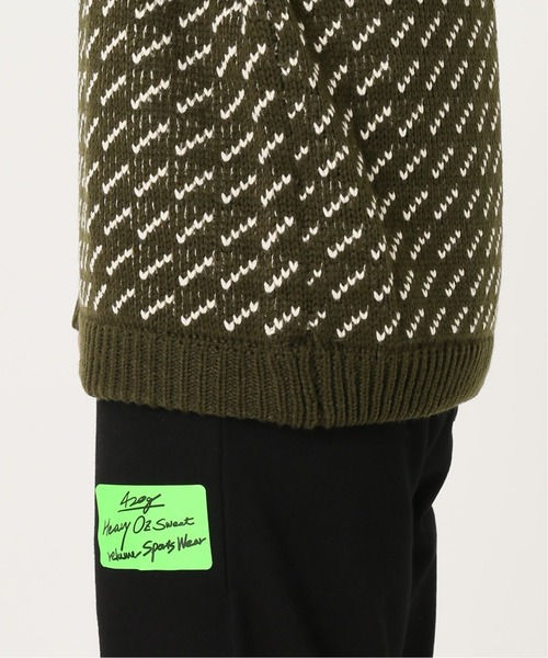 JOURNAL STANDARD relume(ジャーナルスタンダード レリューム)の「BIG BIRDS EYE ウォッシャブルニット/ユニセックス 2(ニット/セーター・メンズ・グレー/ブラウン/ナチュラル/カーキ/ネイビー・MEDIUM/LARGE)」の7枚目の写真