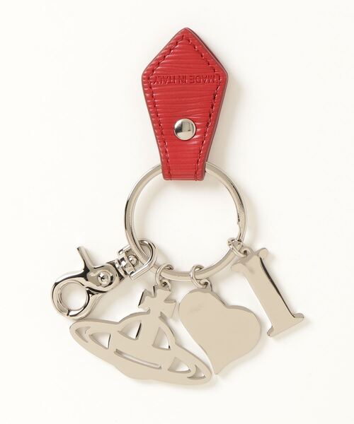Vivienne Westwood(ヴィヴィアンウエストウッド)の「Vivienne Westwood POLLY KEYRING ヴィヴィアンウエストウッド ポーリー キーリング(キーケース/キーアクセサリー・レディース・ブラック/ネイビー/レッド/レッド系/ブラック系・FREE)」の6枚目の写真