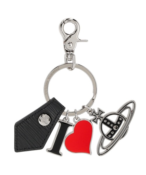 Vivienne Westwood(ヴィヴィアンウエストウッド)の「Vivienne Westwood POLLY KEYRING ヴィヴィアンウエストウッド ポーリー キーリング(キーケース/キーアクセサリー・レディース・ブラック/ネイビー/レッド/レッド系/ブラック系・FREE)」の2枚目の写真