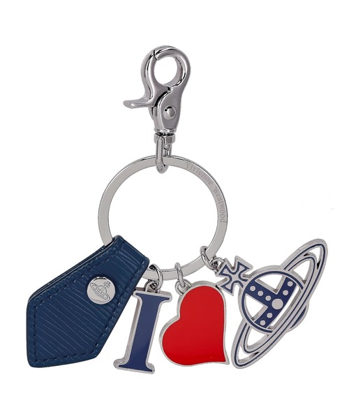 Vivienne Westwood(ヴィヴィアンウエストウッド)の「Vivienne Westwood POLLY KEYRING ヴィヴィアンウエストウッド ポーリー キーリング(キーケース/キーアクセサリー・レディース・ブラック/ネイビー/レッド/レッド系/ブラック系・FREE)」の3枚目の写真