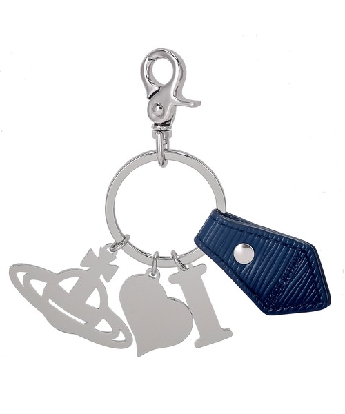 Vivienne Westwood(ヴィヴィアンウエストウッド)の「Vivienne Westwood POLLY KEYRING ヴィヴィアンウエストウッド ポーリー キーリング(キーケース/キーアクセサリー・レディース・ブラック/ネイビー/レッド/レッド系/ブラック系・FREE)」の9枚目の写真