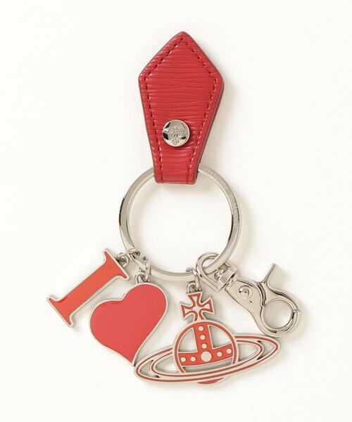 Vivienne Westwood(ヴィヴィアンウエストウッド)の「Vivienne Westwood POLLY KEYRING ヴィヴィアンウエストウッド ポーリー キーリング(キーケース/キーアクセサリー・レディース・ブラック/ネイビー/レッド/レッド系/ブラック系・FREE)」の15枚目の写真