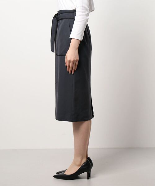 Te chichi(テチチ)の「パイピングポケットタイトスカート(スカート・レディース・ブラウン/グレー・SMALL/MEDIUM)」の3枚目の写真