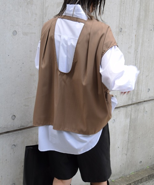 Marient（マリエント）の「バックオープンデザインTOPS（シャツ/ブラウス・レディース・ブラウン・FREE）」の16枚目の写真