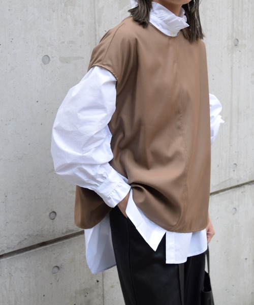 Marient（マリエント）の「バックオープンデザインTOPS（シャツ/ブラウス・レディース・ブラウン・FREE）」の18枚目の写真