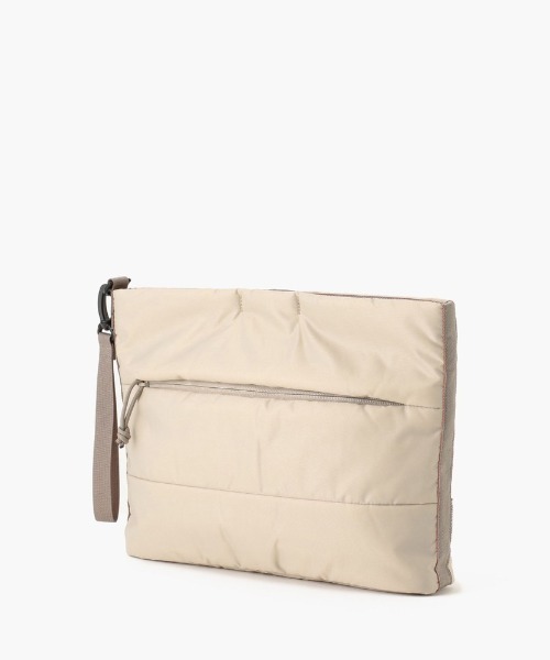 BRIEFING（ブリーフィング）の「CROSSCUT CLUTCH BAG/クロスカットクラッチバッグ（クラッチバッグ・レディース・ブラック/グレイッシュベージュ・FREE）」の7枚目の写真