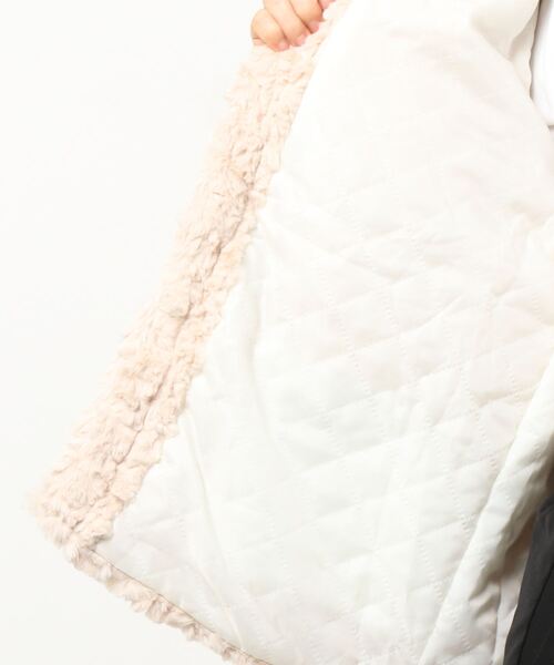 FRP（エフアールピー）の「YUGA フェイクムートン　ボア　ジャケットコート（ダウンジャケット/コート・レディース・オフホワイト・S/L/M）」の19枚目の写真