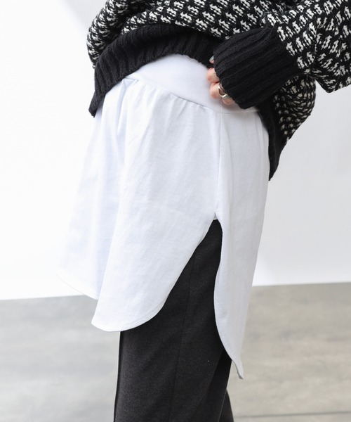 COLONY 2139（コロニートゥーワンスリーナイン）の「コットン天竺TEEライク付け裾（その他トップス・レディース・オフホワイト・FREE）」の10枚目の写真