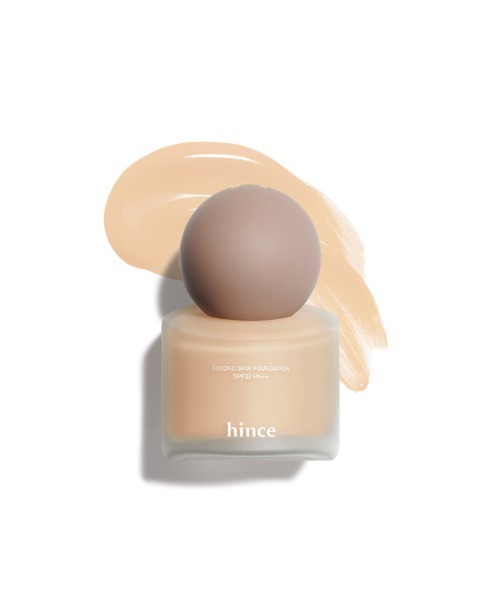hince（ヒンス）の「セカンドスキンファンデーション（ファンデーション・レディース・24 バフ/22 ベージュ/23　サンド/21 アイボリー/17 ポーセリン/13 ペール/15 ロージー・FREE）」の2枚目の写真