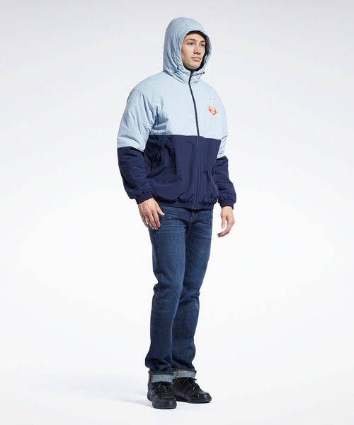 Reebok(リーボック)の「BLACK EYE PATCH パデットジャケット(ダウンジャケット/コート・メンズ・ネイビー/ブラック×ブラック・SMALL/MEDIUM/LARGE/X-LARGE/XX-LARGE/X-SMALL/XXX-LARGE)」の6枚目の写真