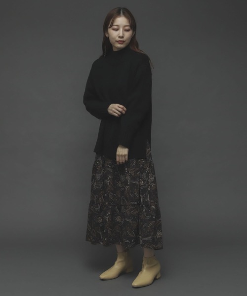 SENSE OF PLACE by URBAN RESEARCH(センスオブプレイスバイアーバンリサーチ)の「ペイズリーフラワーティアードワンピース(ワンピース・レディース・ブラウン系その他/ベージュ系その他・ONE)」の17枚目の写真