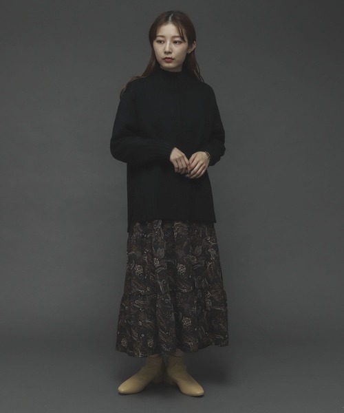 SENSE OF PLACE by URBAN RESEARCH(センスオブプレイスバイアーバンリサーチ)の「ペイズリーフラワーティアードワンピース(ワンピース・レディース・ブラウン系その他/ベージュ系その他・ONE)」の5枚目の写真