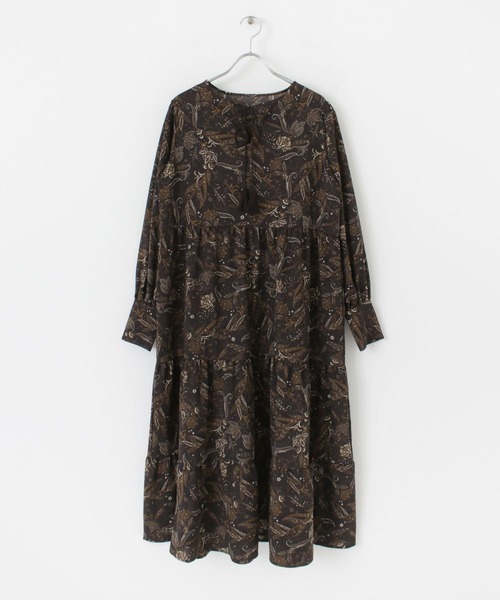 SENSE OF PLACE by URBAN RESEARCH(センスオブプレイスバイアーバンリサーチ)の「ペイズリーフラワーティアードワンピース(ワンピース・レディース・ブラウン系その他/ベージュ系その他・ONE)」の18枚目の写真