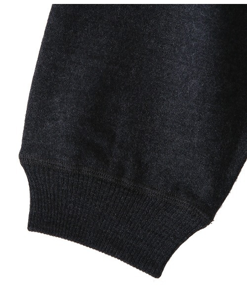 GOLD（ゴールド）の「GOLD / ゴールド：WASHABLE WOOL RAGLAN L/S TEE：21B-GL68805[MUS]（Tシャツ/カットソー・メンズ・チャコールグレー/ブラック/ブラック系その他・S/M/L）」の10枚目の写真
