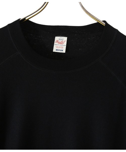 GOLD（ゴールド）の「GOLD / ゴールド：WASHABLE WOOL RAGLAN L/S TEE：21B-GL68805[MUS]（Tシャツ/カットソー・メンズ・チャコールグレー/ブラック/ブラック系その他・S/M/L）」の17枚目の写真