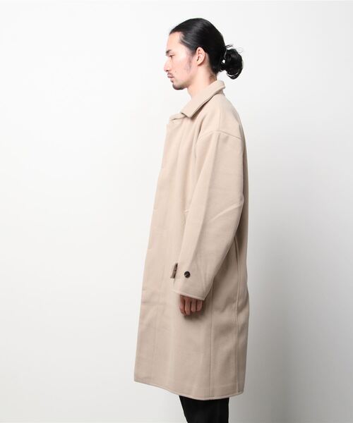 ARCADE(アーケード)の「テックメルトンステンカラーコート(ステンカラーコート・メンズ・ブラック/その他/キナリ/ダークネイビー/キャメル・L/M/XL)」の7枚目の写真