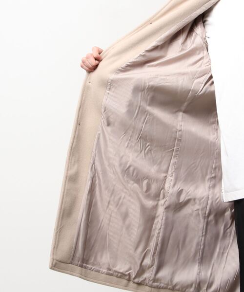 ARCADE(アーケード)の「テックメルトンステンカラーコート(ステンカラーコート・メンズ・ブラック/その他/キナリ/ダークネイビー/キャメル・L/M/XL)」の6枚目の写真