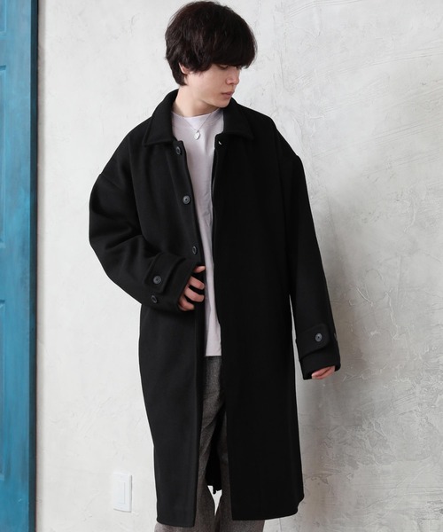 ARCADE(アーケード)の「テックメルトンステンカラーコート(ステンカラーコート・メンズ・ブラック/その他/キナリ/ダークネイビー/キャメル・L/M/XL)」の3枚目の写真