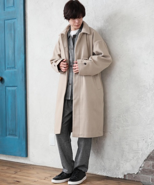 ARCADE(アーケード)の「テックメルトンステンカラーコート(ステンカラーコート・メンズ・ブラック/その他/キナリ/ダークネイビー/キャメル・L/M/XL)」の15枚目の写真