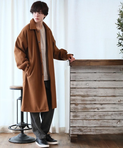 ARCADE(アーケード)の「テックメルトンステンカラーコート(ステンカラーコート・メンズ・ブラック/その他/キナリ/ダークネイビー/キャメル・L/M/XL)」の11枚目の写真