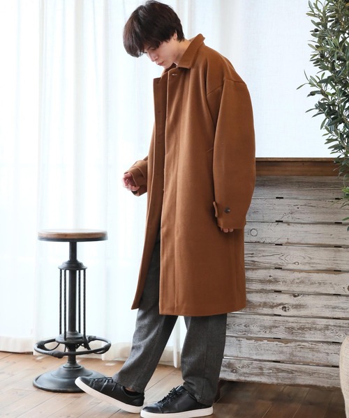 ARCADE(アーケード)の「テックメルトンステンカラーコート(ステンカラーコート・メンズ・ブラック/その他/キナリ/ダークネイビー/キャメル・L/M/XL)」の10枚目の写真