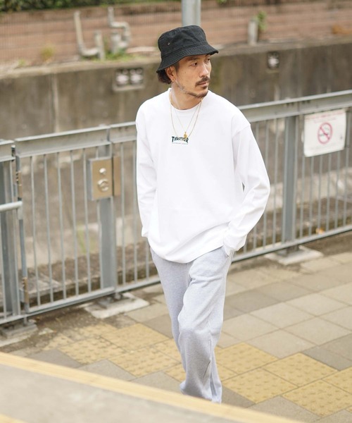 冬バーゲン 直営店別注アイテム Legends Heavy Weight L S T Shirts スラッシャー ロゴバックプリント長袖ロンt Tシャツ カットソー Thrasher スラッシャー のファッション アウトレット 格安店舗 Lssr Ub Ac Id