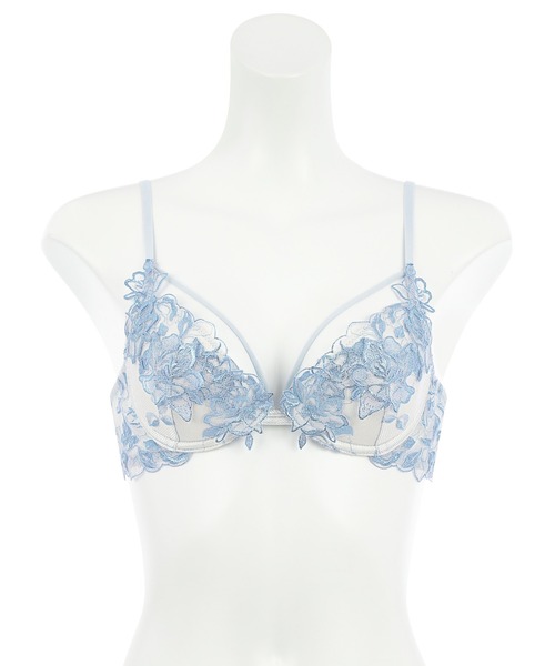 LINGERIEAM（ランジェリアム）の「グラマラスローズ ビューティーリフト  ブラ（ブラジャー・レディース・ブルー/ピンク/パープル・B65/B70/C70/D75/C65/C75/D65/B75/D70）」の5枚目の写真