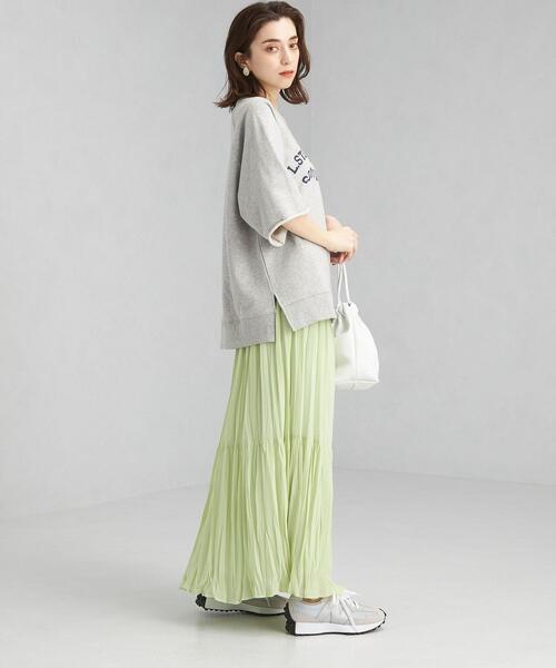 Goodwear(Since1983)(グッドウェア)の「【別注】<Goodwear (グッドウェア)>6分袖 ロゴ スウェット プルオーバー カットソー(Tシャツ/カットソー・レディース・オフホワイト/ライトピンク/グレー・FREE)」の19枚目の写真