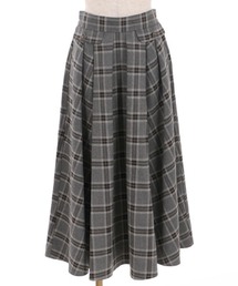 ビッグチェック柄ロングSK