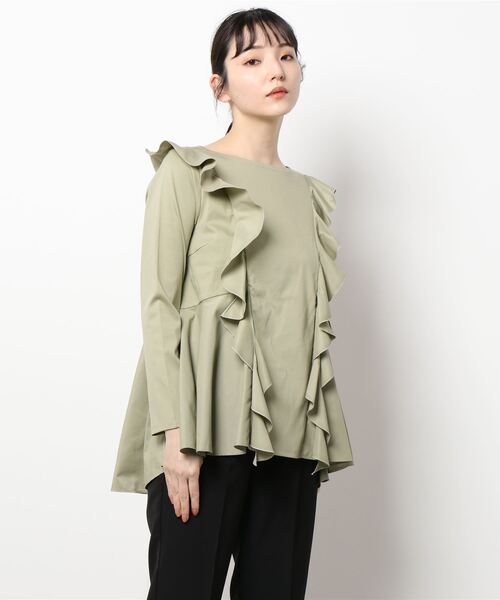 CELFORD（セルフォード）の「ラッフルフリルカットソー（Tシャツ