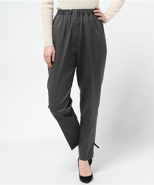 Kastane(カスタネ)の「【Kastane】イージーテーパードパンツ(その他パンツ・レディース・その他18/ブラック/ベージュ/チャコールグレー・FREE)」の5枚目の写真